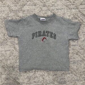 Kids Gray Pirates Graphic Tee